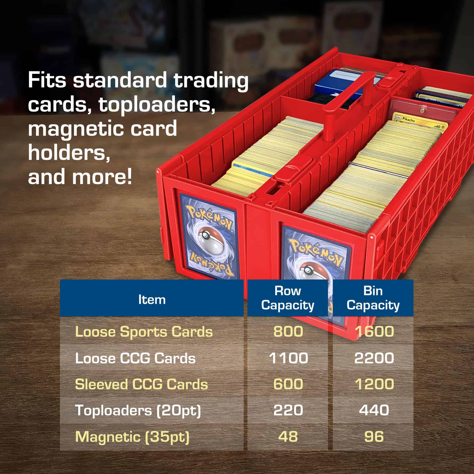 BCW Cubo para Tarjetas Coleccionables - Capacidad para 1600 - Imagen 6