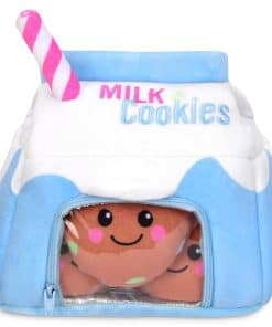 Almohada de Juego 'Juega con tu Comida' Kawaii Leche y