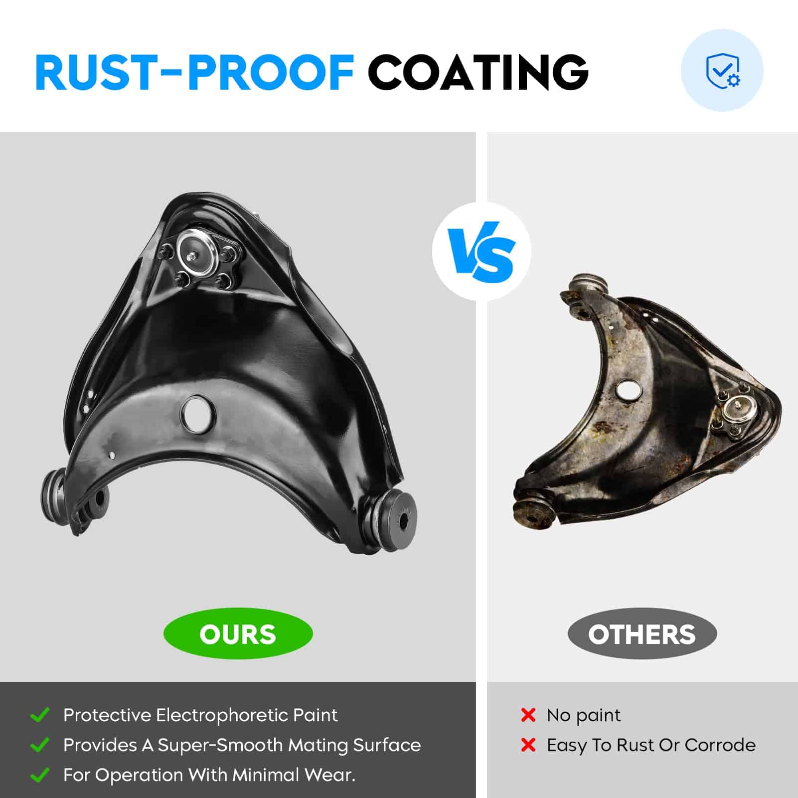 Brazo de control superior delantero con junta de bola para - Imagen 5