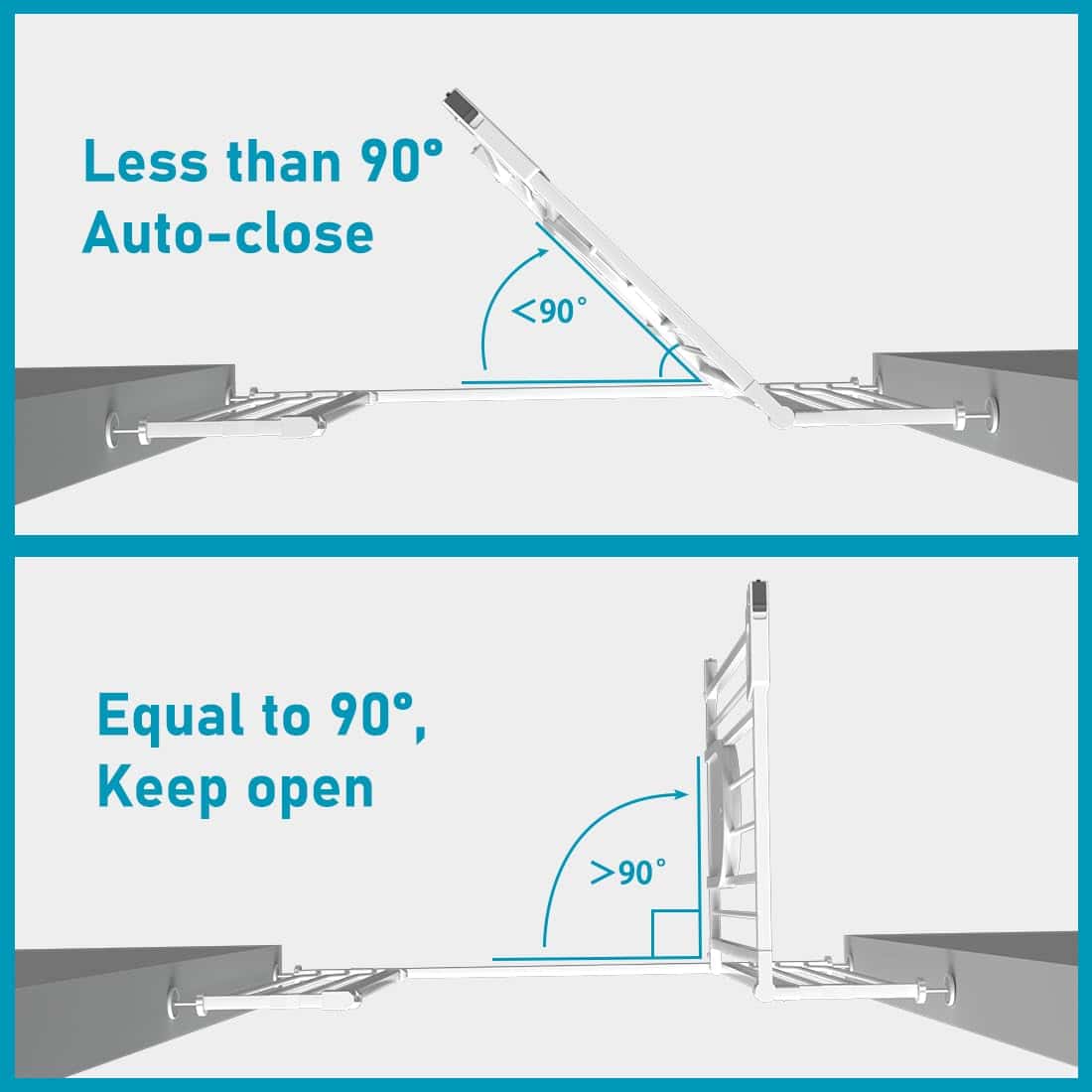 Puerta para Perros TSAYAWA con Puerta para Gatos, Barrera - Imagen 7