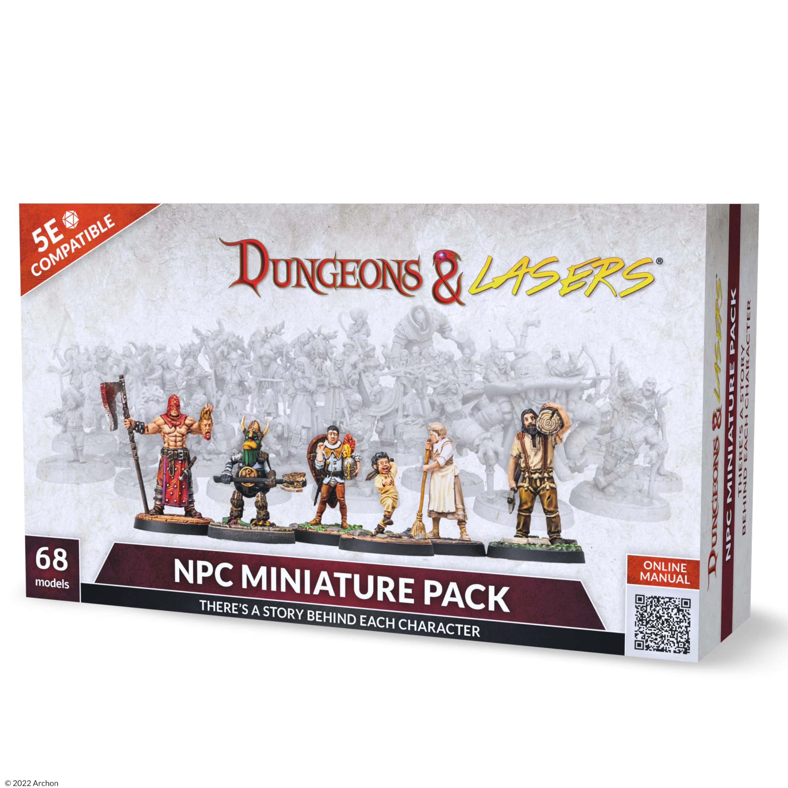 Pack de Miniaturas de Personajes No Jugadores Dungeons &