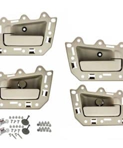 Set de 4 Manijas Interiores de Puerta Beige Compatible con