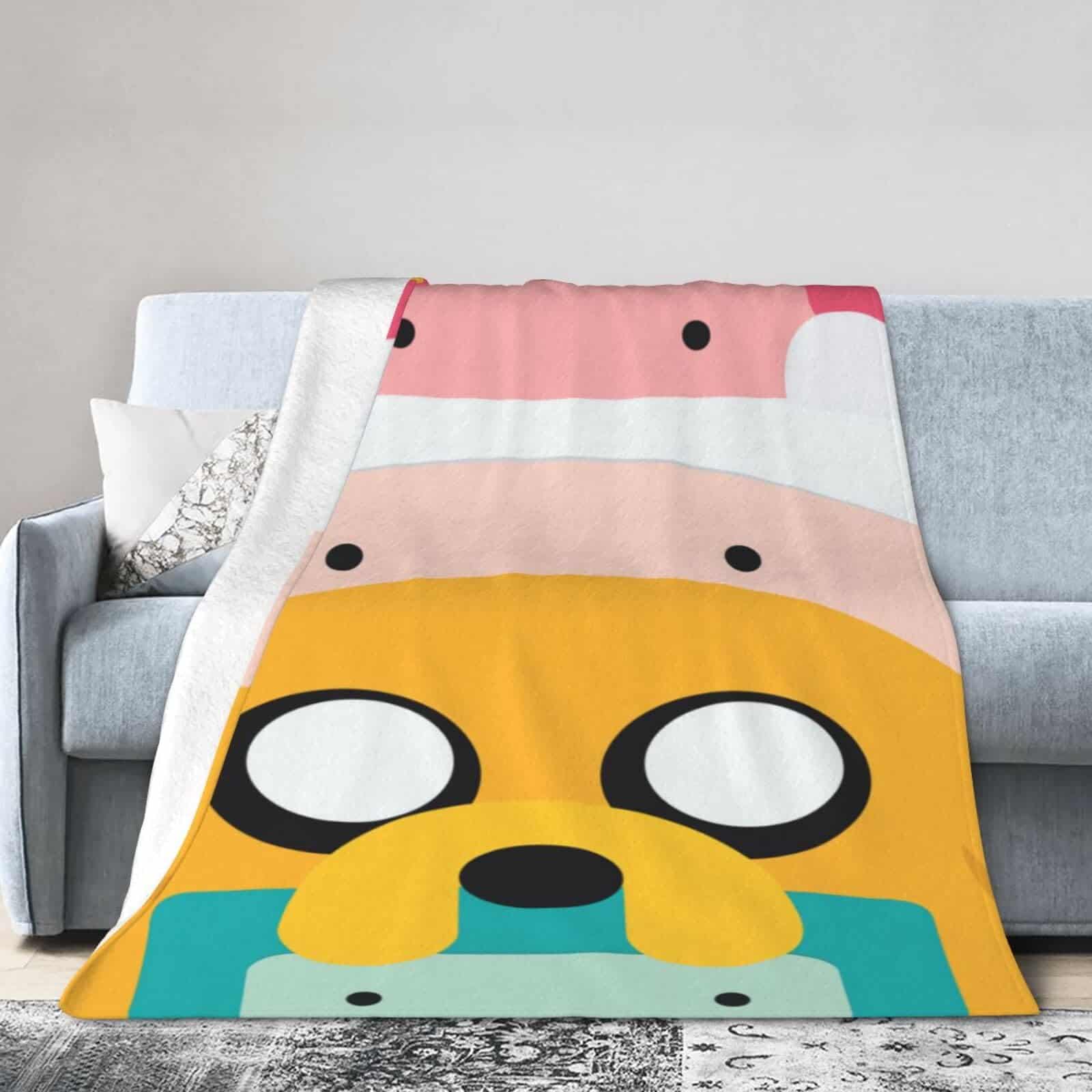 Manta de Juego Ultra Suave de Dibujos Animados de Franela