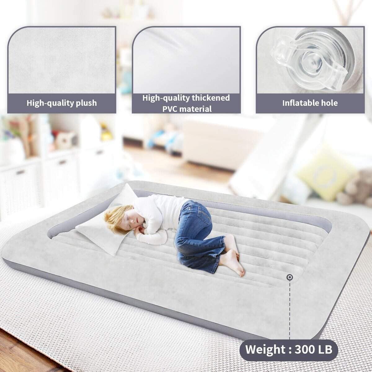 Colchón de Aire para Niños EQURROY, Portátil y Rápido, Cama - Imagen 5