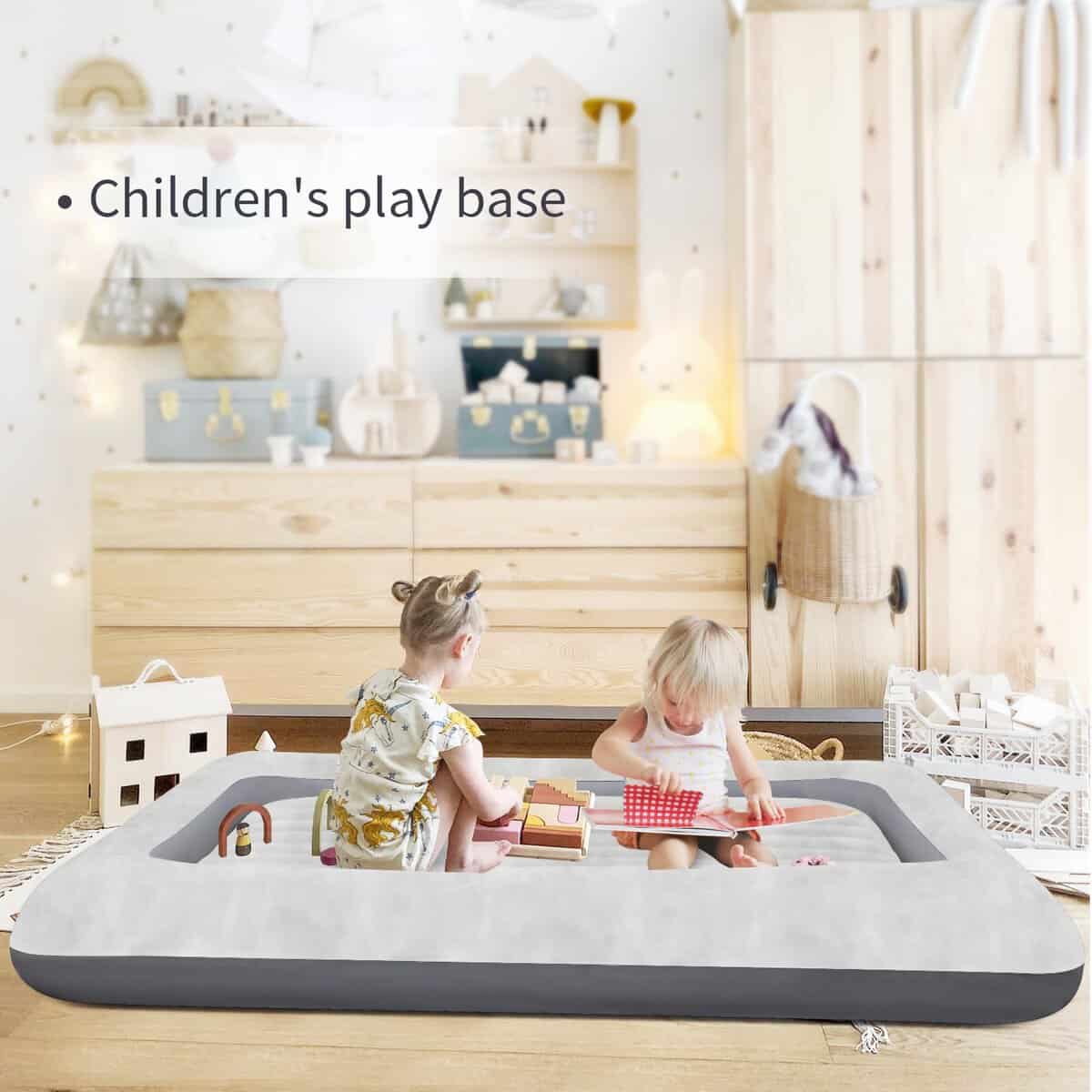 Colchón de Aire para Niños EQURROY, Portátil y Rápido, Cama - Imagen 6