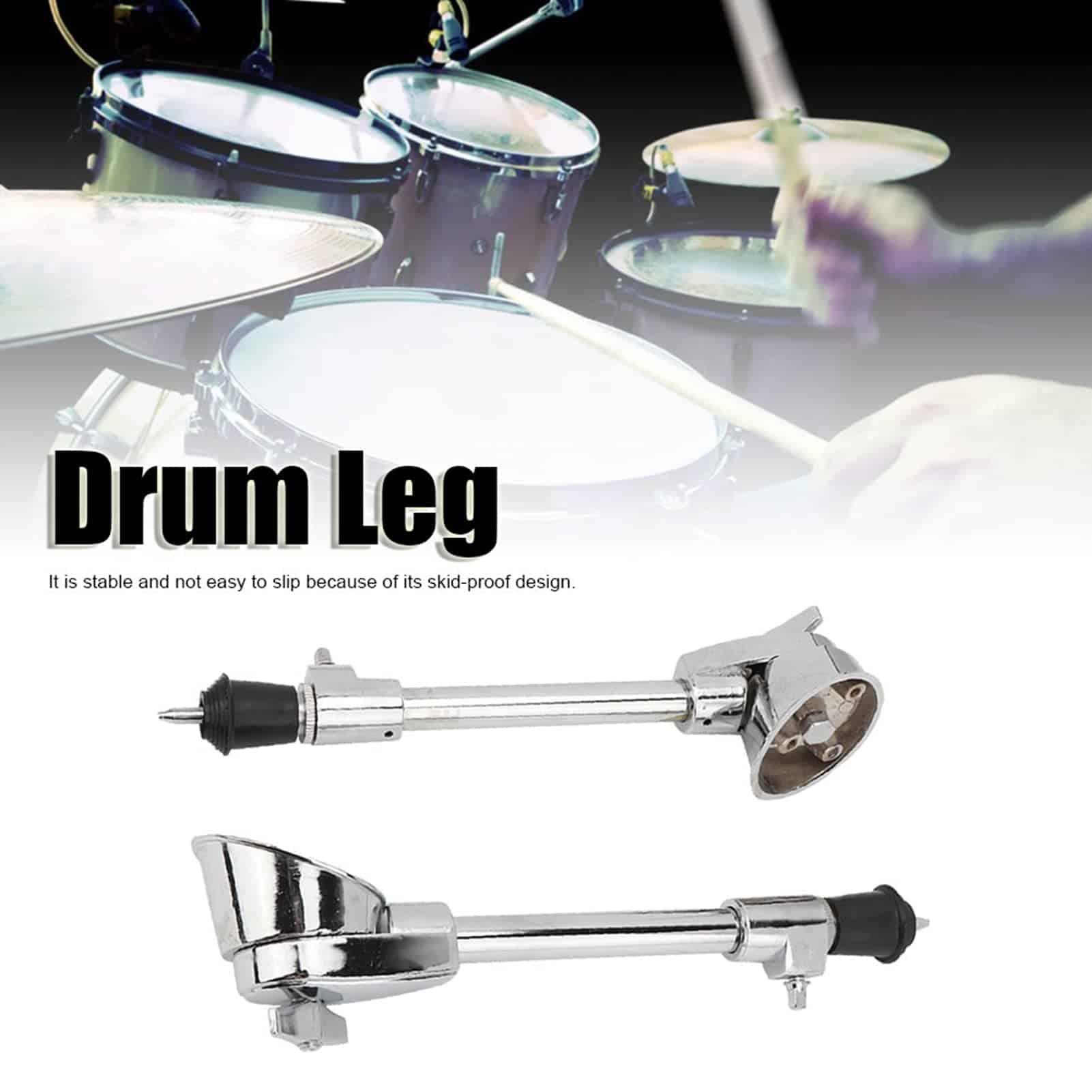 2PCS Anti-skid Drum Feet, Bass Drum Leg Instrument Accessory - Imagen 6