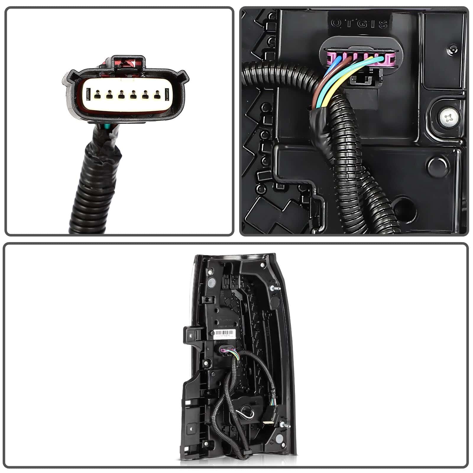 Ensamble de luz trasera SCITOO para GMC Yukon 2015-2020 y - Imagen 5