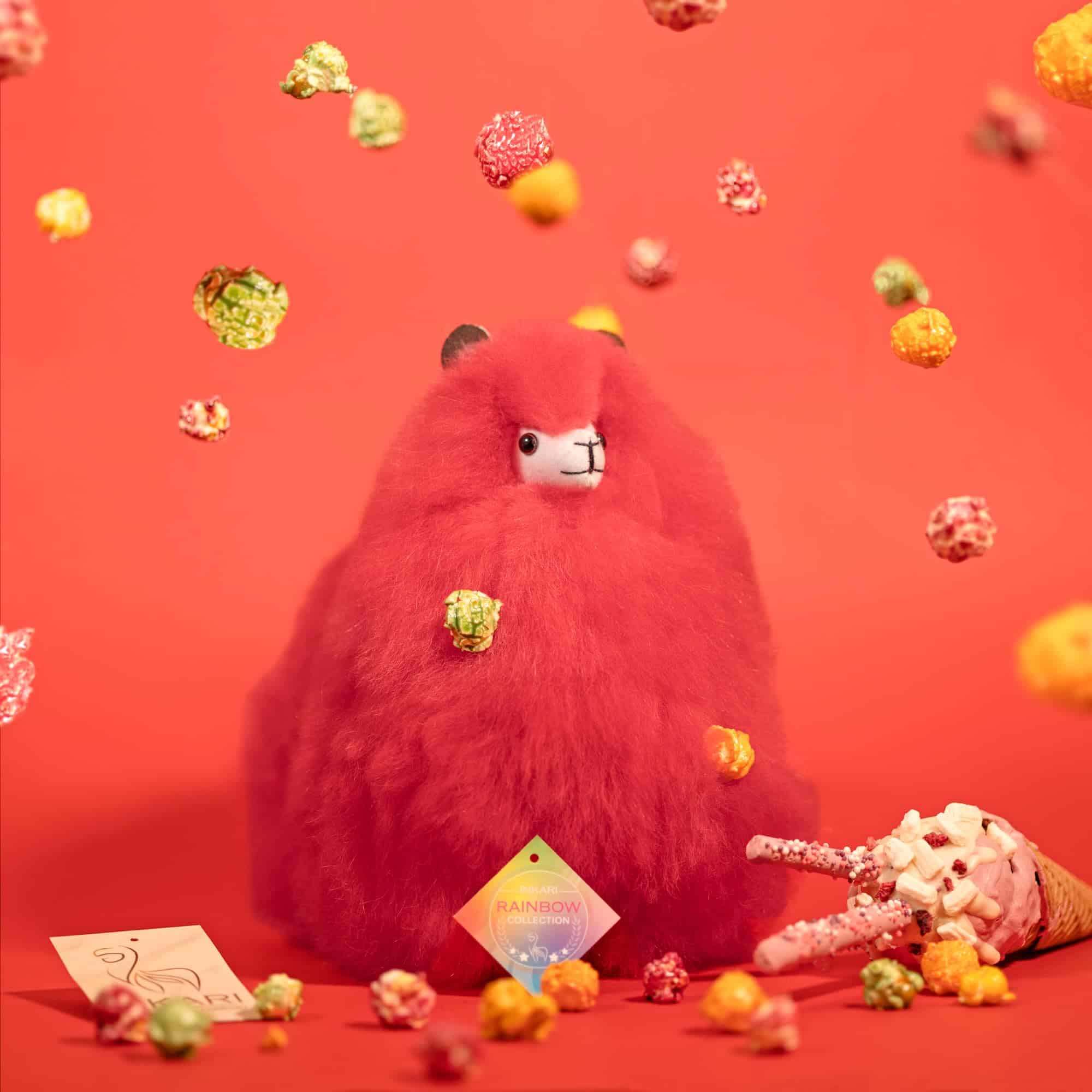 Peluche de Alpaca de Inkari 9 pulgadas Hecho de Lana de - Imagen 4