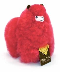 Peluche de Alpaca de Inkari 9 pulgadas Hecho de Lana de