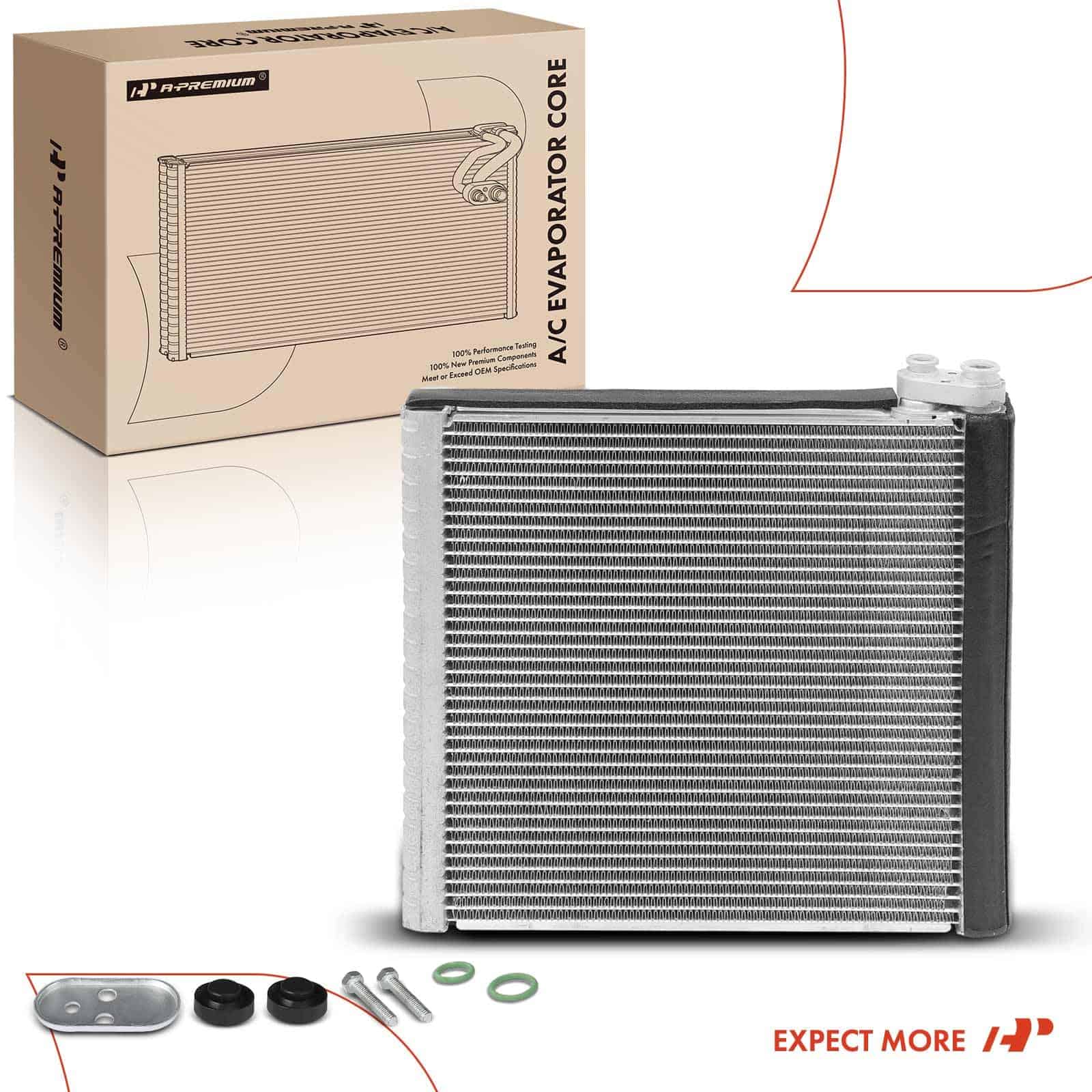 Núcleo del evaporador de A/C A-Premium compatible con - Imagen 9