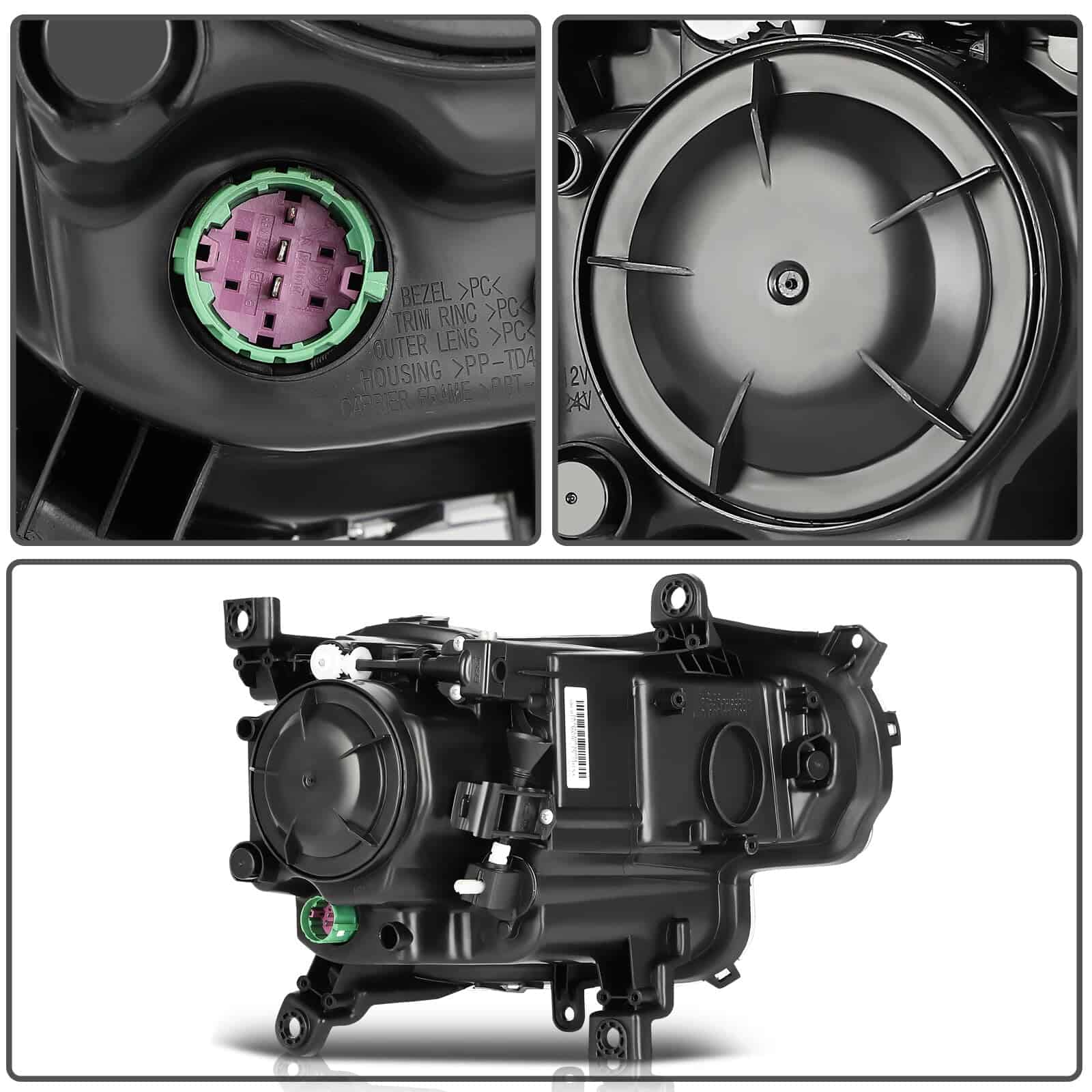 Ensamble de faro delantero SCITOO para Jeep Cherokee - Imagen 6