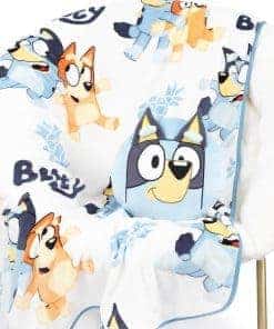 Set de Bluey & Bingo Nogginz - Manta de Viaje Ligera de 40