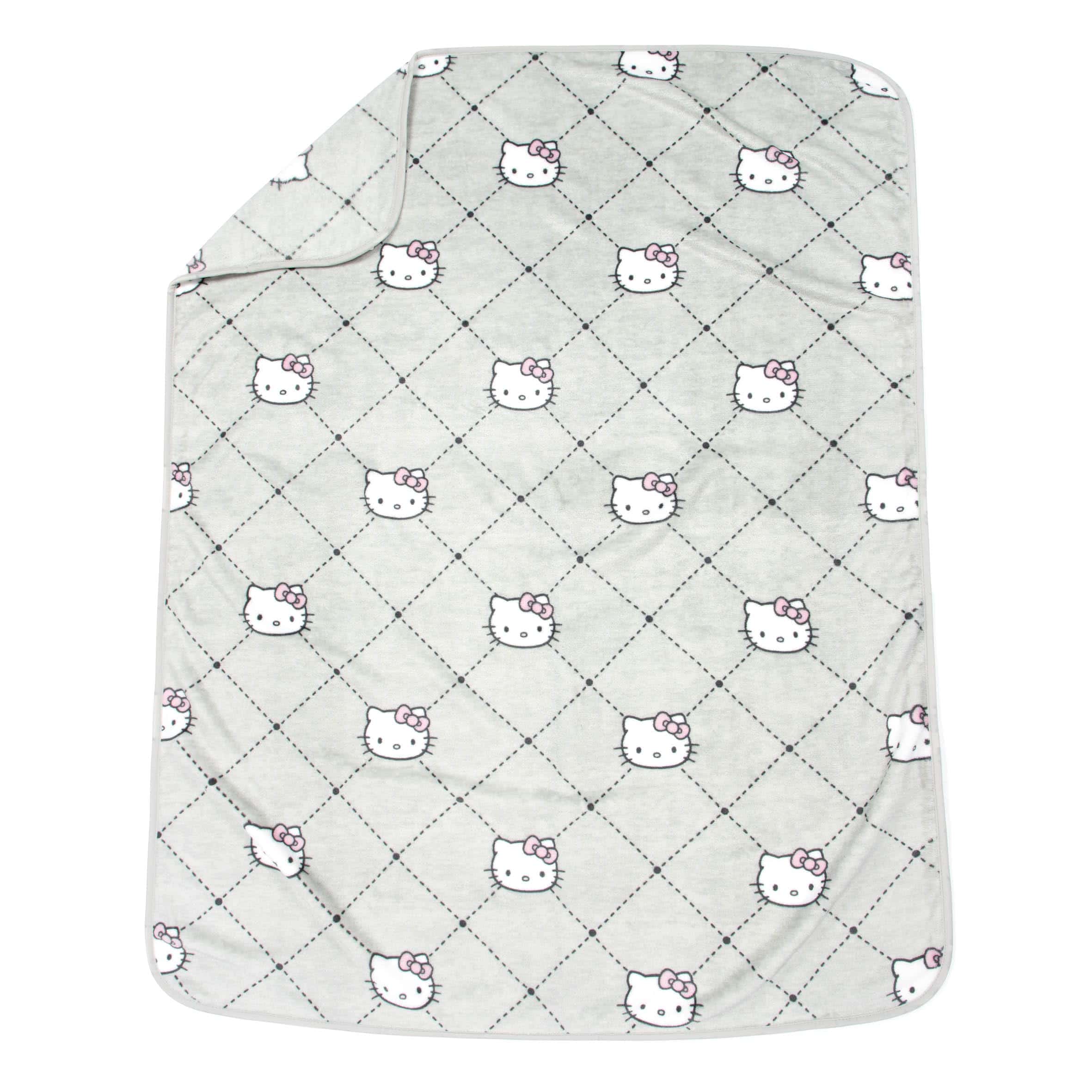 Conjunto de Nogginz Jay Franco Hello Kitty - Manta y - Imagen 5