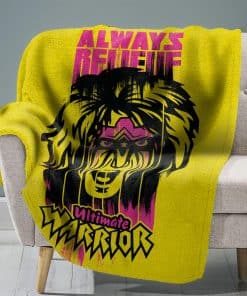 Manta de felpa Sleep Squad WWE Ultimate Warrior de 60 x 80