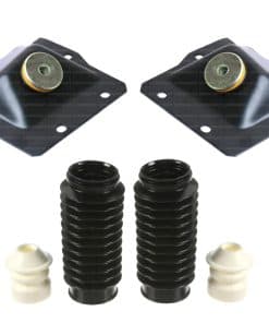 Monturas de amortiguador delantero + topes de suspensión +