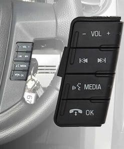 Interruptor de control de audio del volante compatible con
