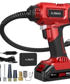 Inflador de neumáticos para coche inalámbrico con compresor