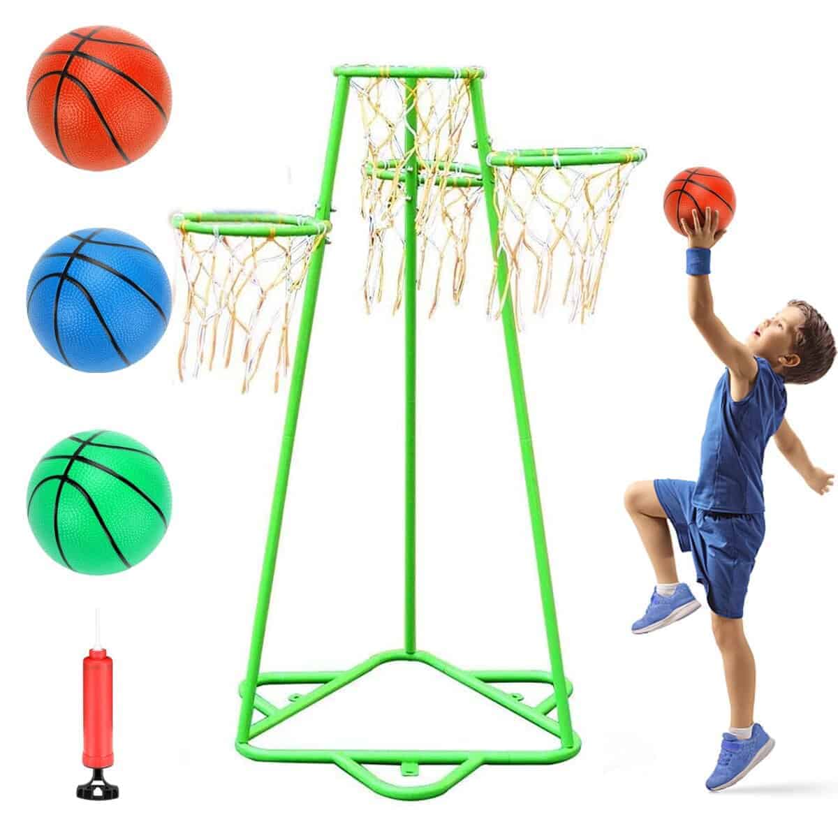 Portería de Baloncesto para Niños Raylinyee, Canasta de