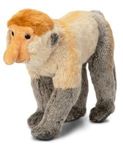 Peluche de Mono Narigudo, Juguete de Peluche Abrazable,