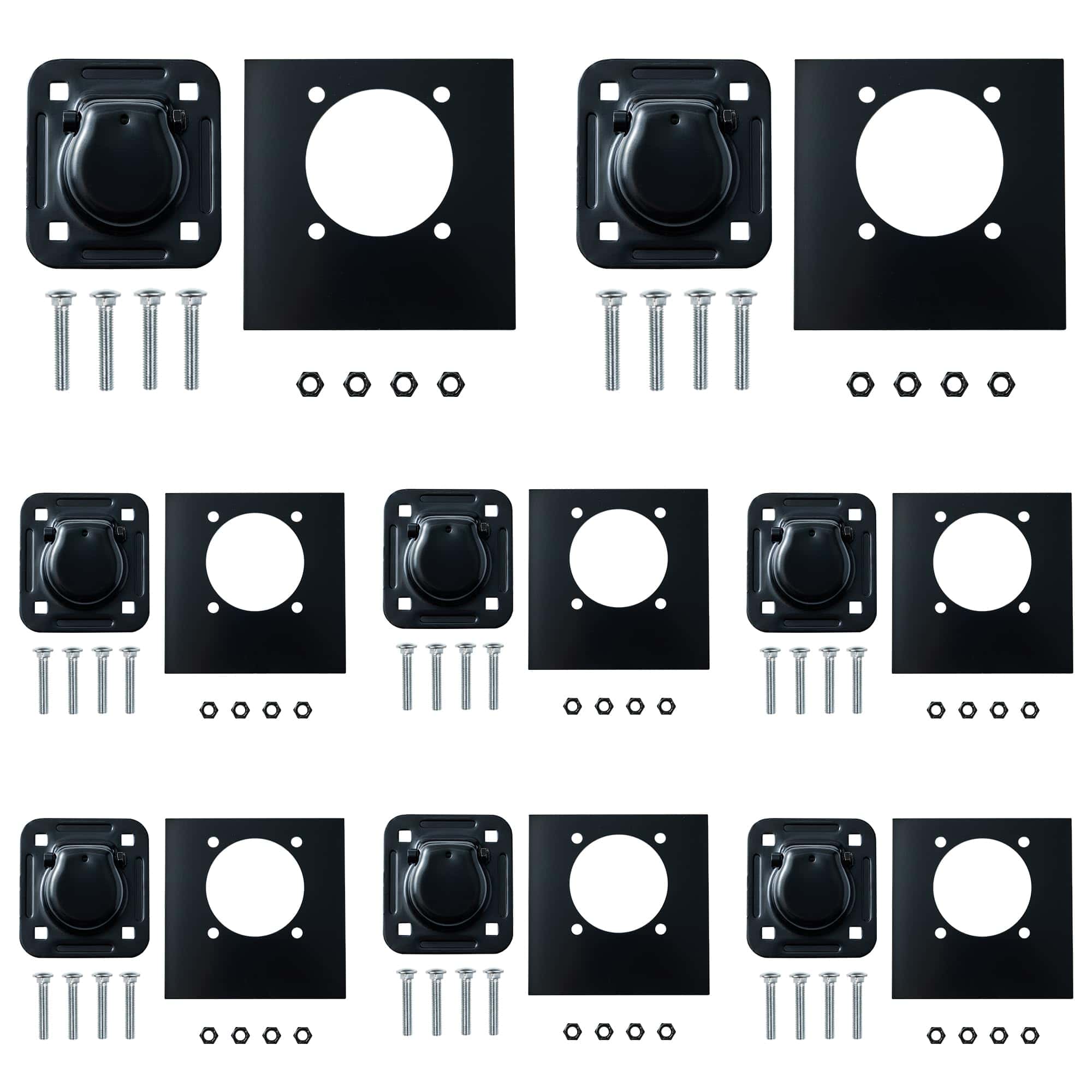 Lonffery 8 Pack Anclajes de Amarre en D Anillo Empotrados - Imagen 7