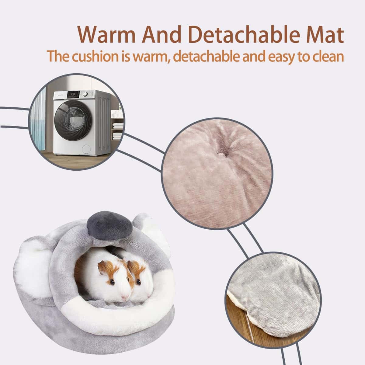 Casa y Escondite para Cobayas, Ratas, Dragones Barbudos, - Imagen 7