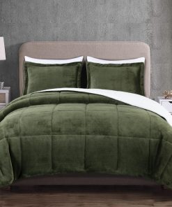 Set de Edredón con Sherpa Chezmoi Collection Ultra-Suave de