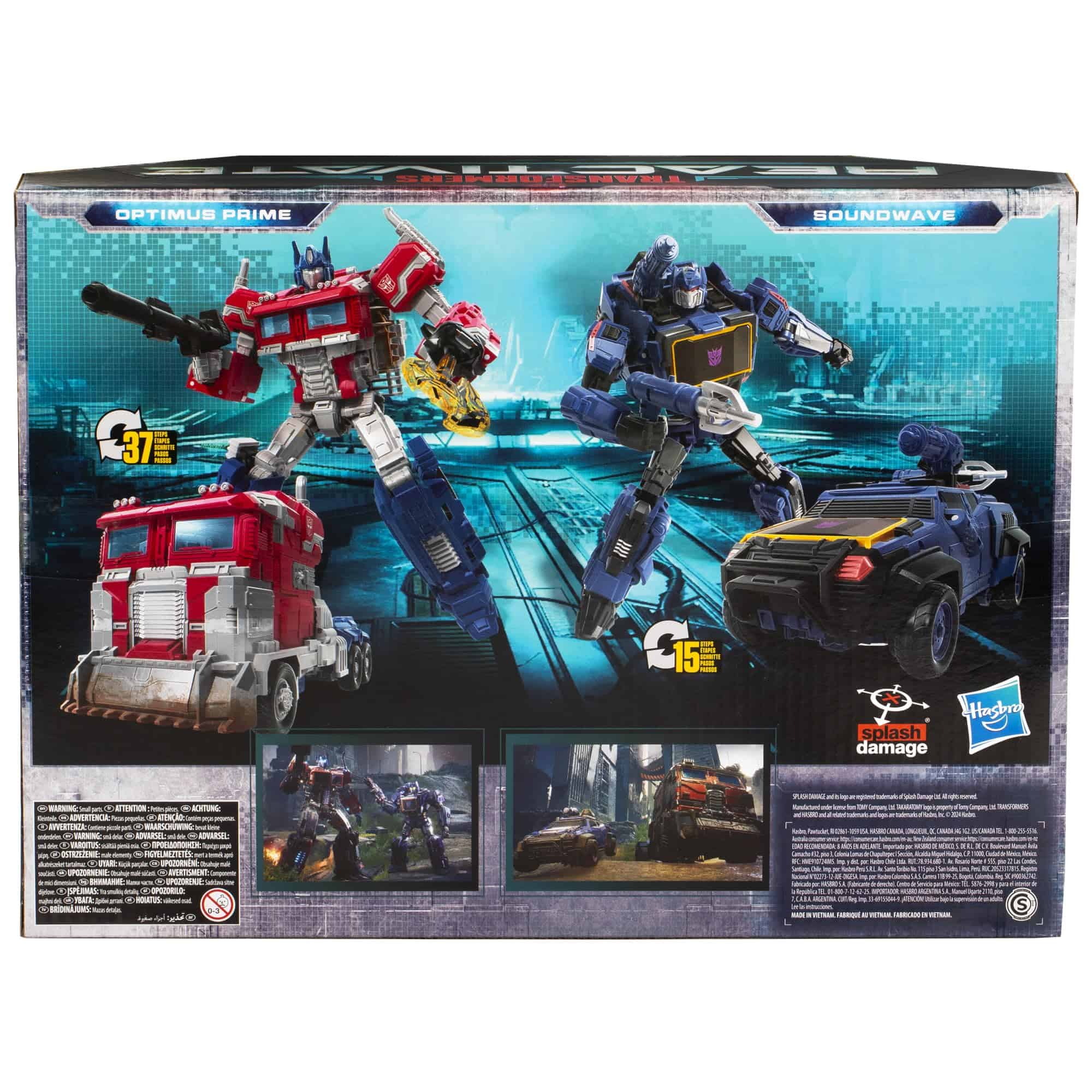 Transformers: Reactivate Optimus Prime y Soundwave 2-Pack, - Imagen 7