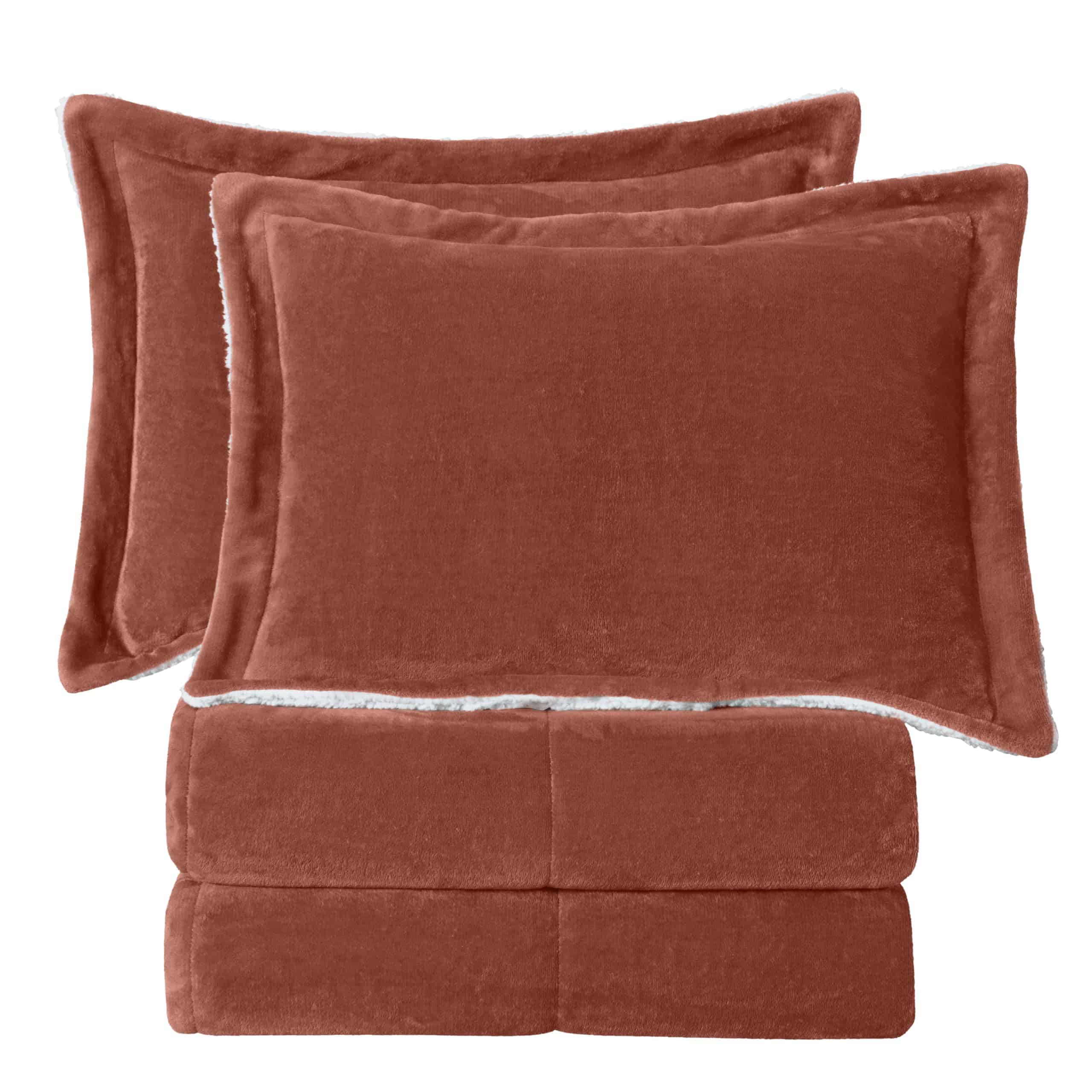 Juego de Edredón Ultra Suave Micromink Sherpa tamaño Queen - Imagen 10