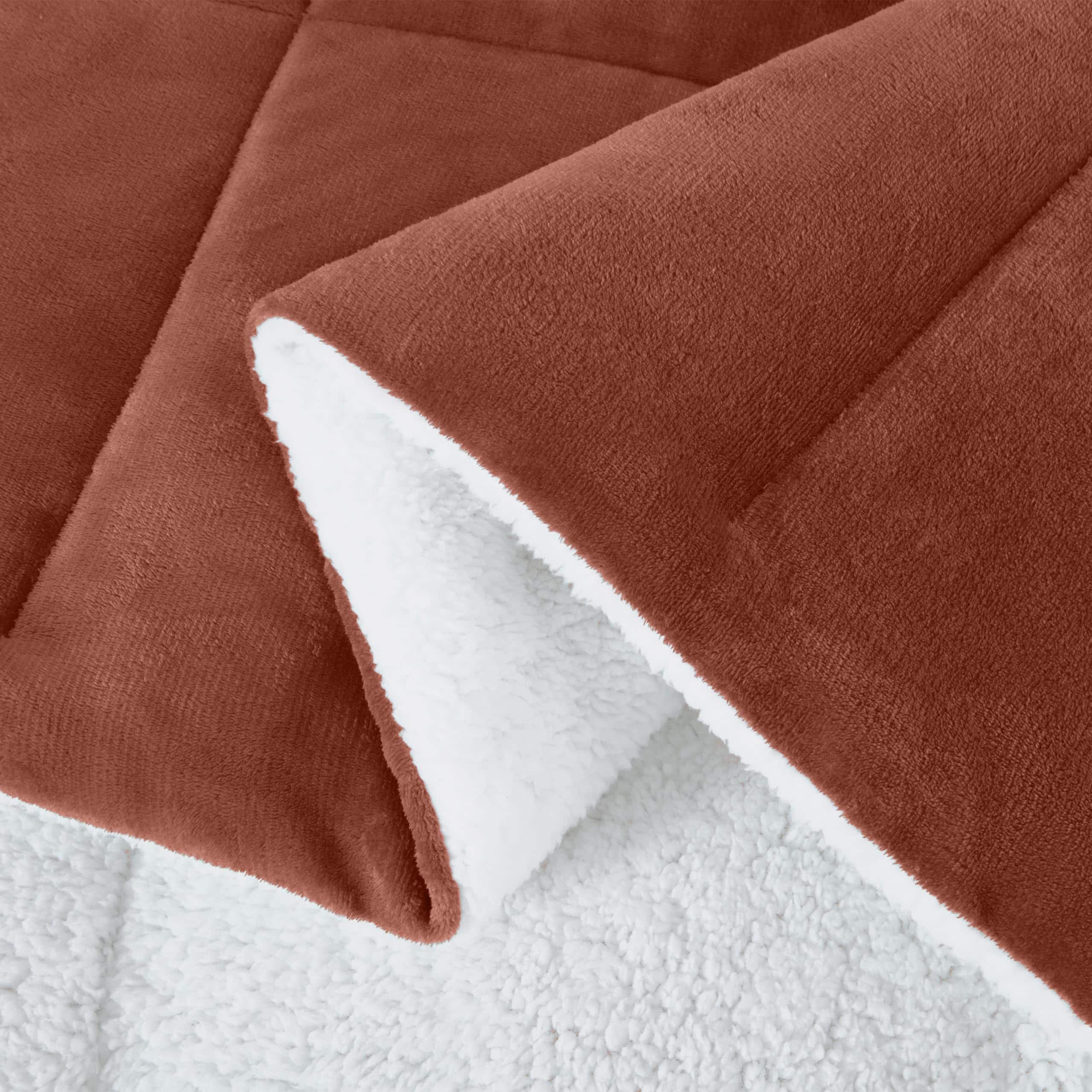 Juego de Edredón Ultra Suave Micromink Sherpa tamaño Queen - Imagen 5