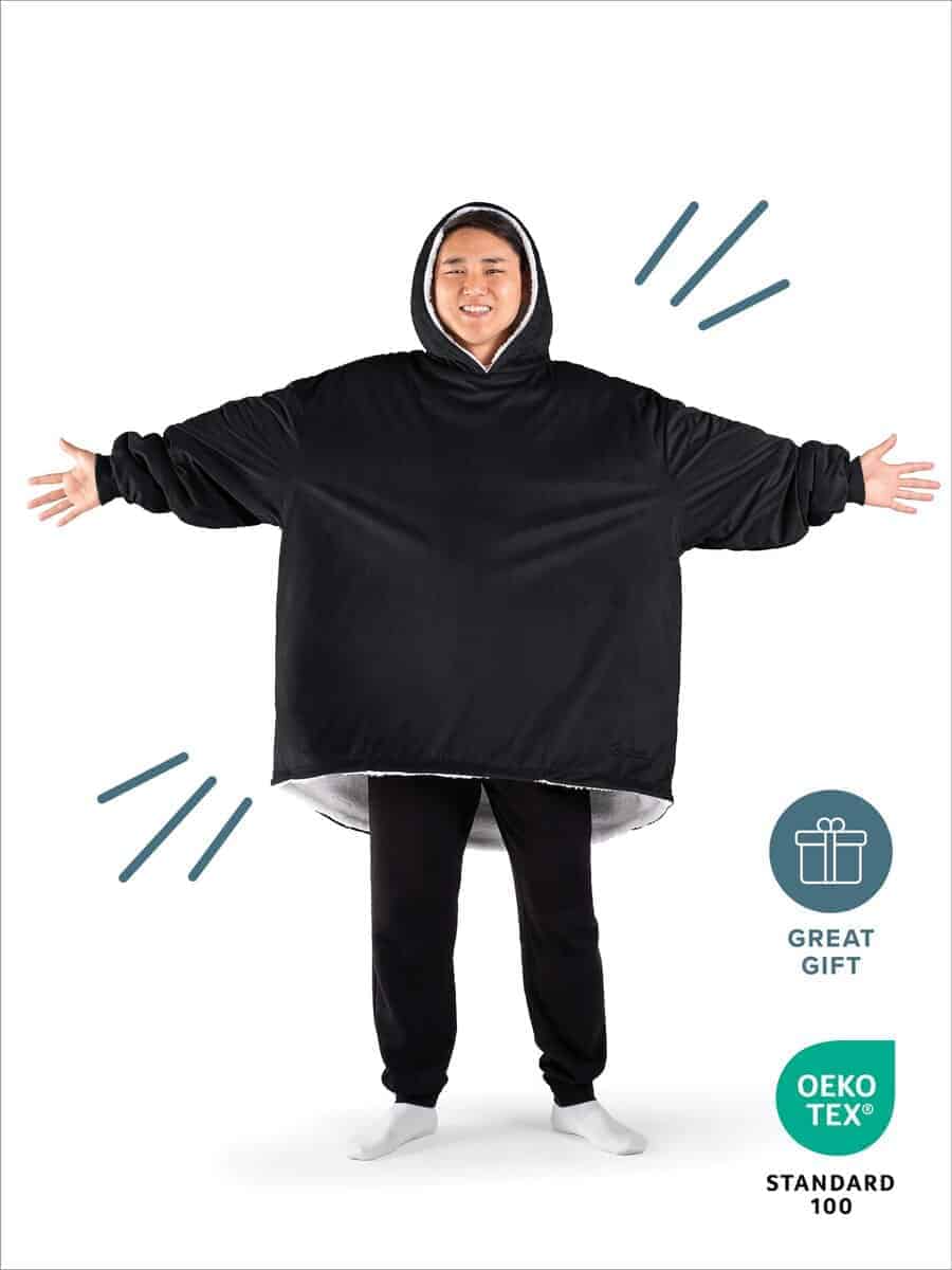 Manta Sherpa Fleece de Bare Home - Manta con Capucha - Imagen 7