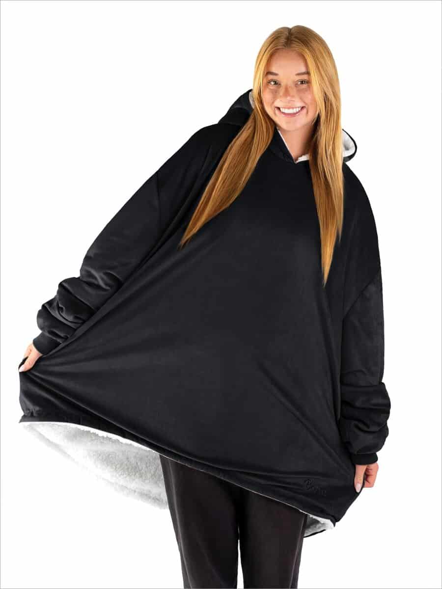 Manta Sherpa Fleece de Bare Home - Manta con Capucha - Imagen 8