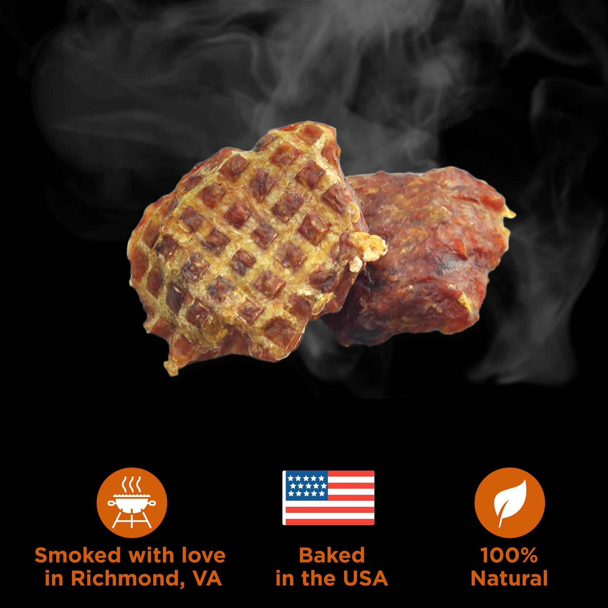 Premio de Galleta de Carne de Res Ahumada de Núcleo de 100% - Imagen 6