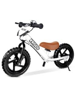 Bicicleta de Equilibrio KRIDDO Pro para Niños -Blanco