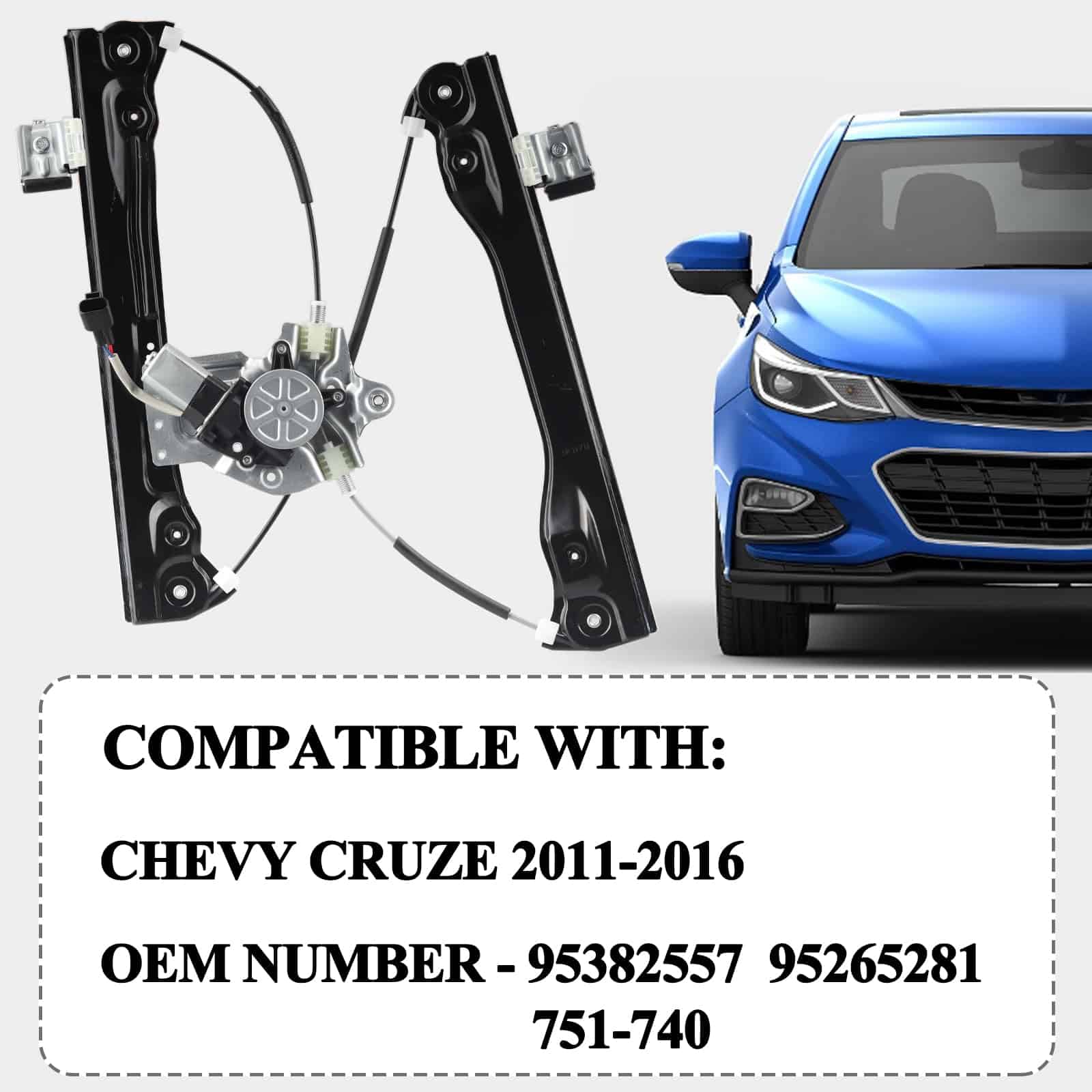 Ensamble de Elevador de Ventana Eléctrico con Motor - Imagen 3