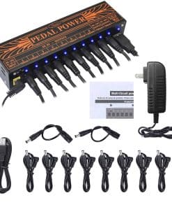 Fuente de Alimentación Portátil para Guitarra con 10