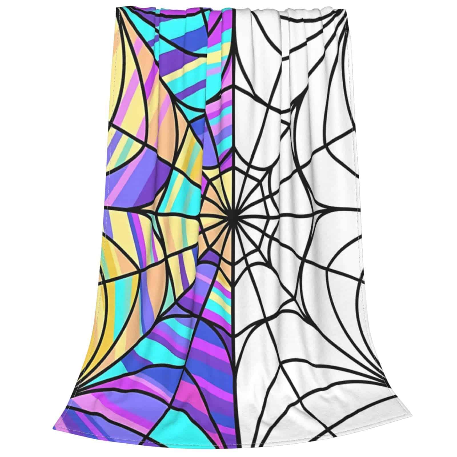 Manta de Lana de Araña de la Película Miércoles Todo el Año - Imagen 4