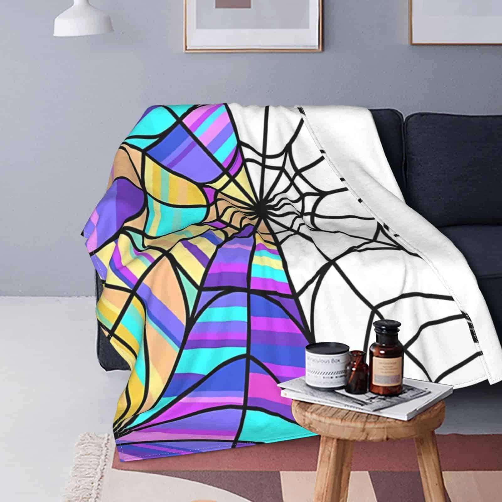 Manta de Lana de Araña de la Película Miércoles Todo el Año - Imagen 10