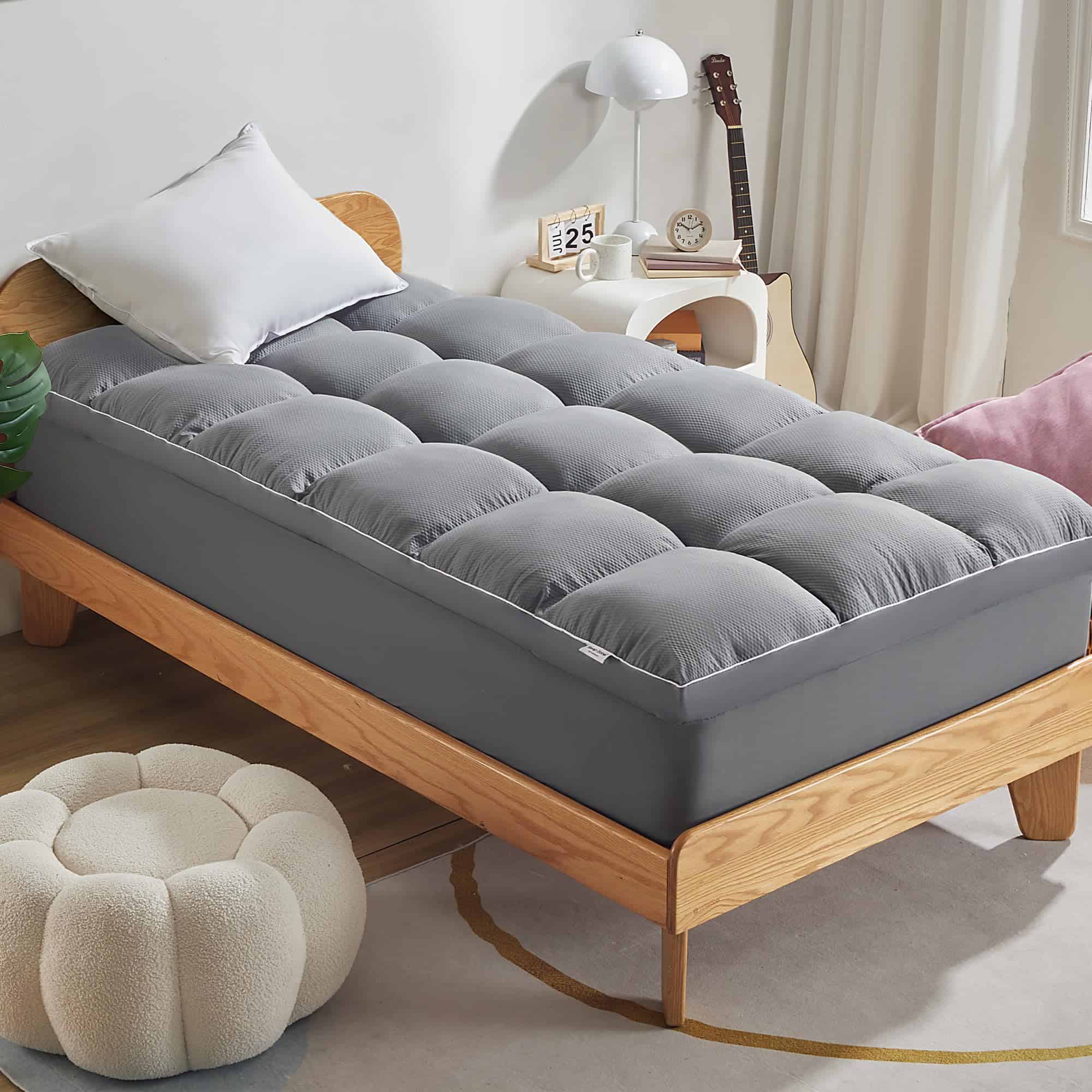 Topper de Colchón SLEEP ZONE tamaño Twin XL, Extra Grueso y