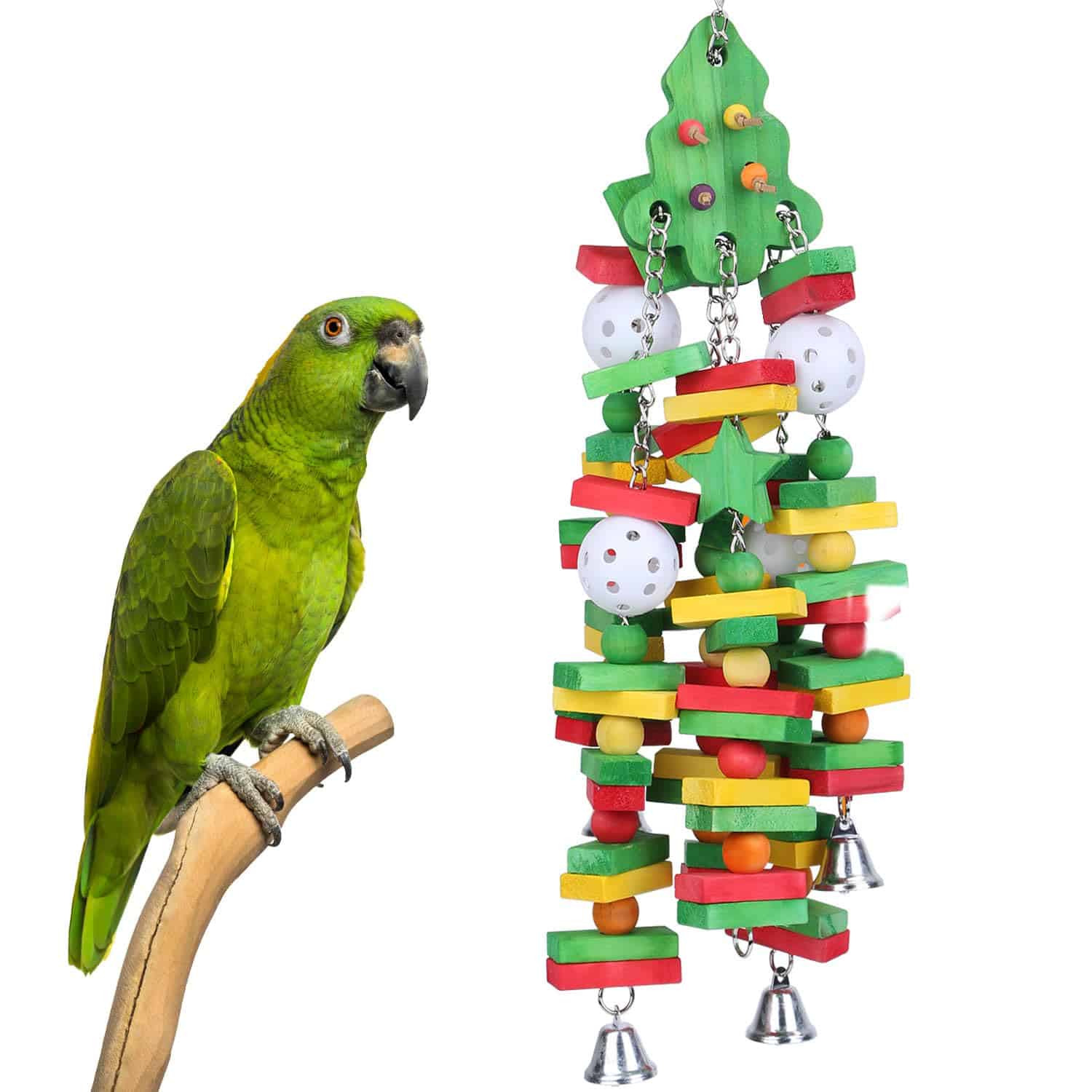 Juguetes para Loros GATMAHE, Juguetes Grandes para Loros, - Imagen 3