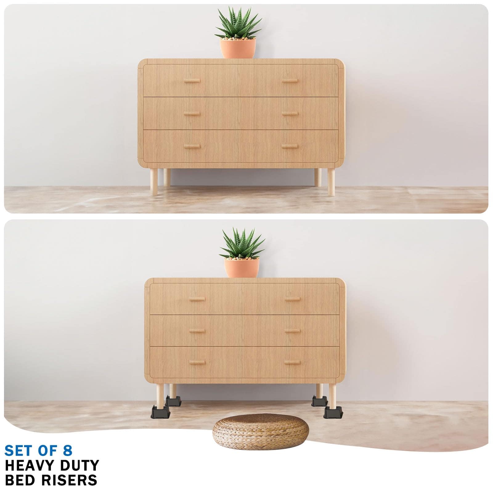 Elevadores de Cama de 2 Pulgadas ANNKUT Heavy Duty, - Imagen 6