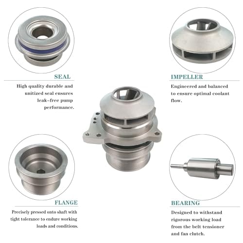 Bomba de agua para camiones Cummins ISX 15 EPA17 3692580 - Imagen 5