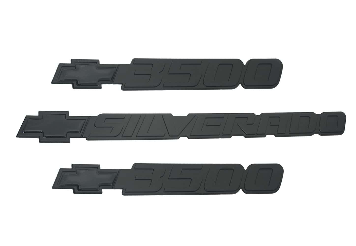 3Pcs Bowti Silverado 3500 Emblemas de Puerta 3D Insignias