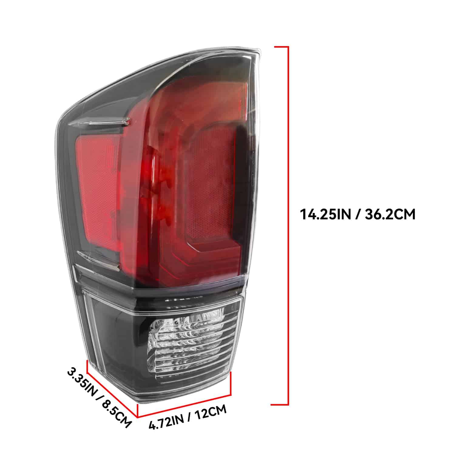 Par de Luces traseras MATMACRO para Toyota Tacoma lado del - Imagen 3