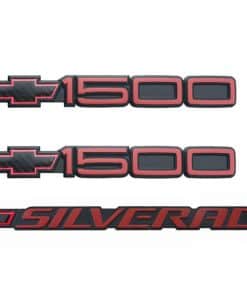 Emblemas de Puerta de 3 Piezas para Silverado 1500 3D