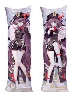 Funda de almohada Genshin Impact Hutao Peach Skin