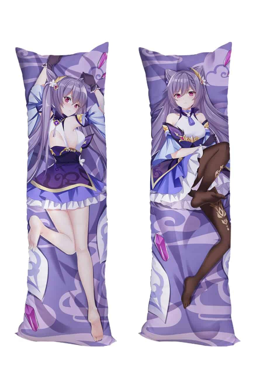 Funda de cojín de Keqing de Genshin Impact Funda de