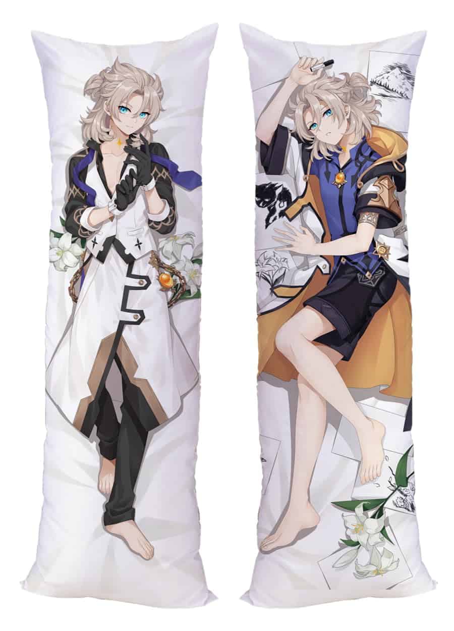Funda de cojín Albedo de Genshin Impact Funda de almohada