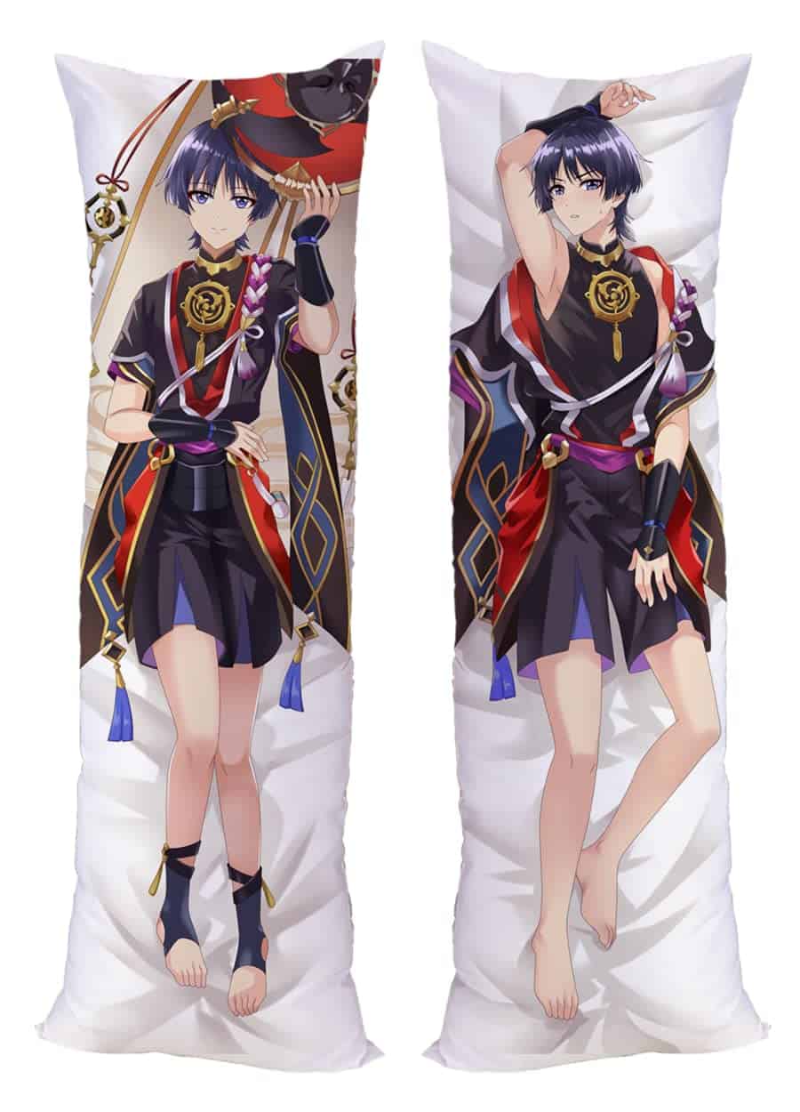 Funda de cojín Genshin Impact Scaramouche de Peach Skin