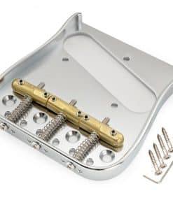 Puente Curvado de Telecaster de Placa de Latón Sólido de