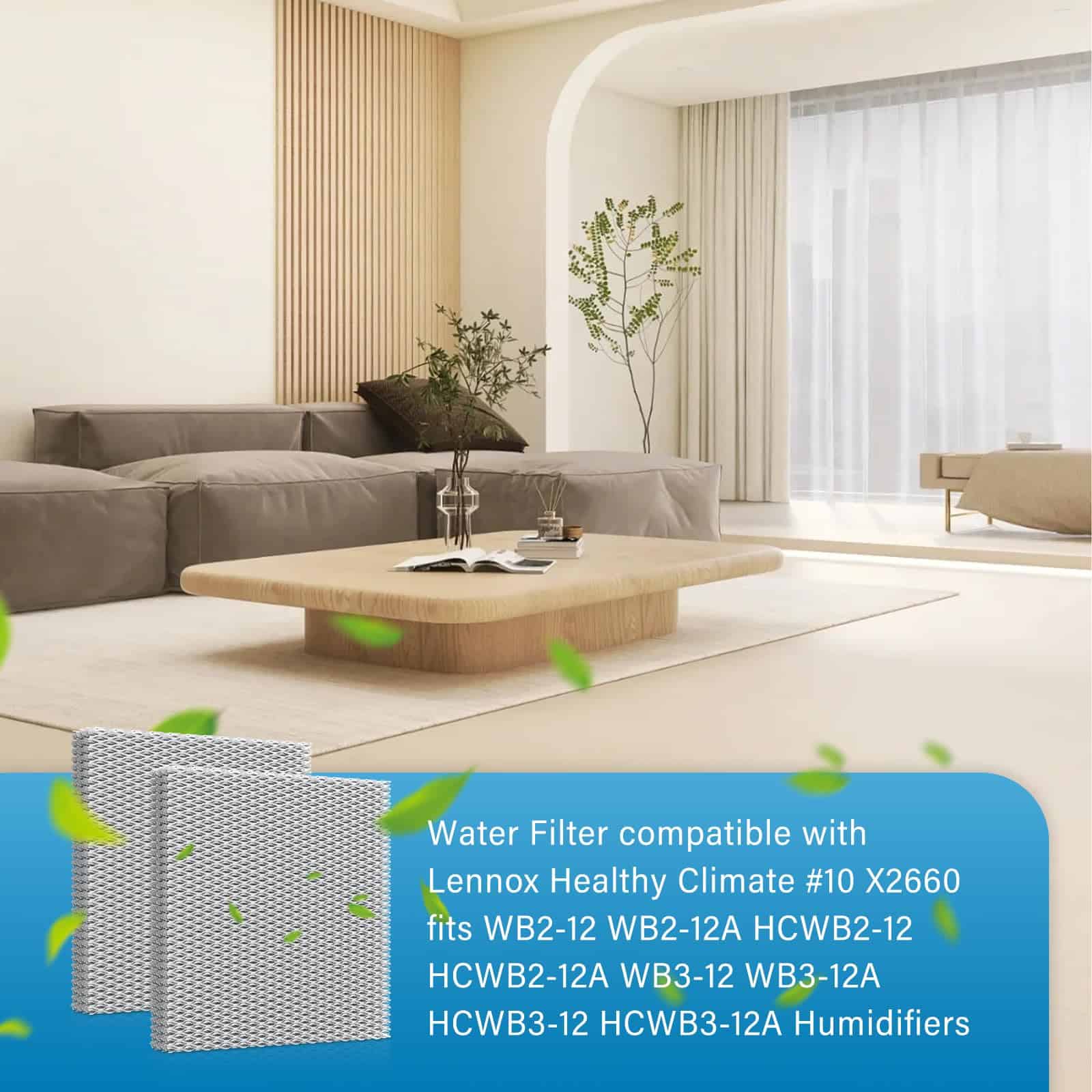 Filtro de Humidificador Sxkxm 10 Panel de Agua Compatible - Imagen 6